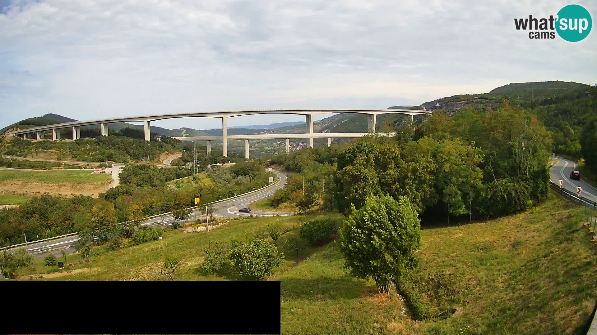 Camera en vivo Črni Kal Viaducto – Viki Burger