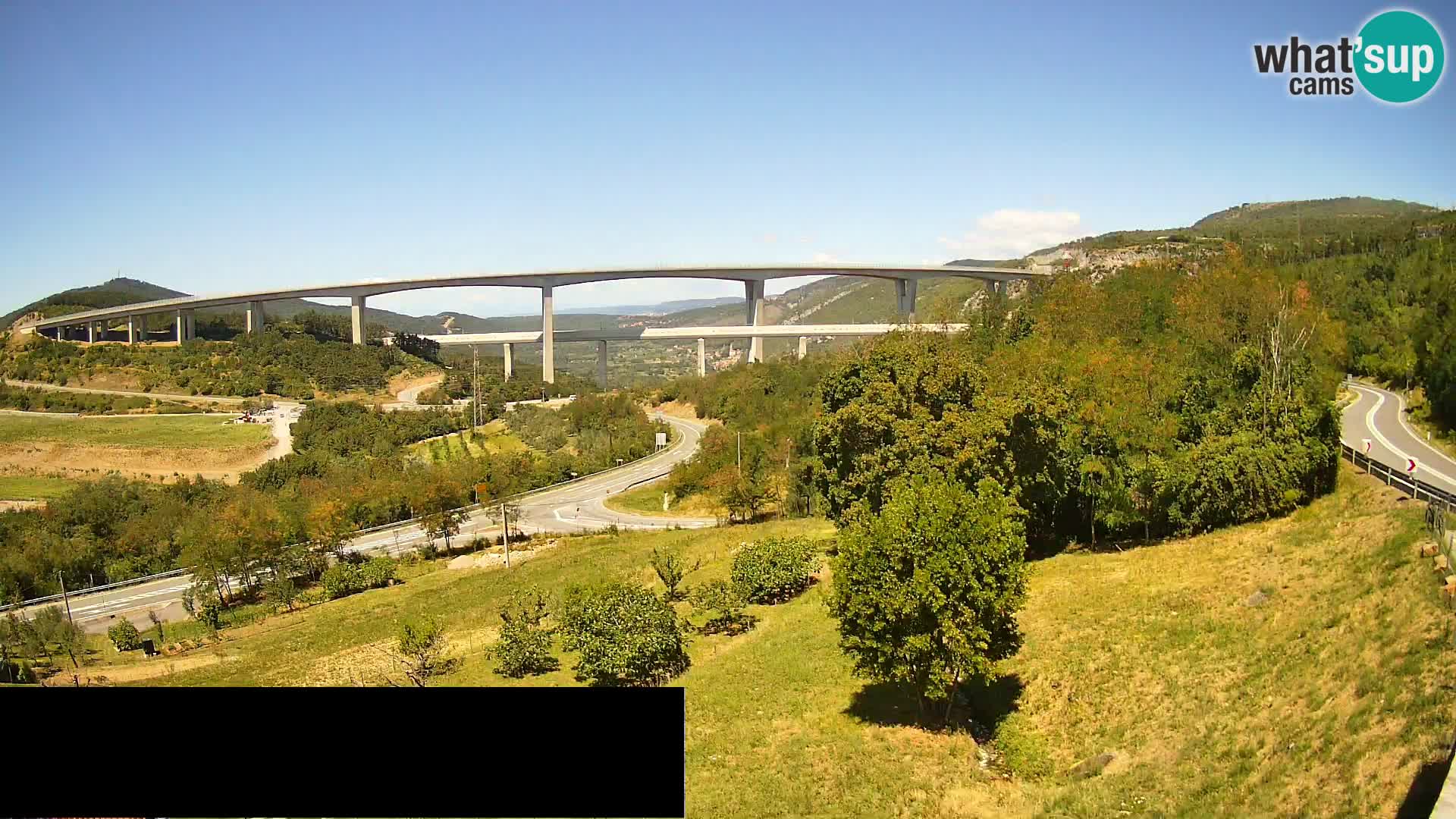 Webcam Črni Kal Viadukt – Viki Burger