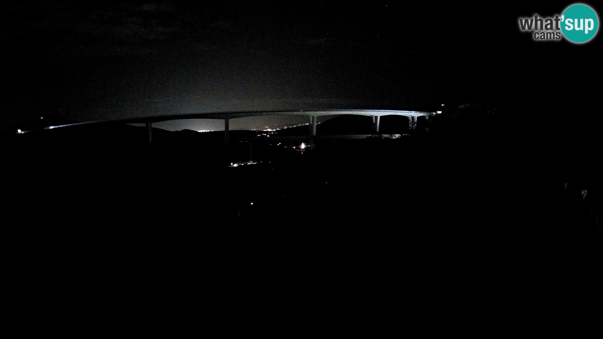 Webcam Črni Kal Viaduct – view from Viki Burger