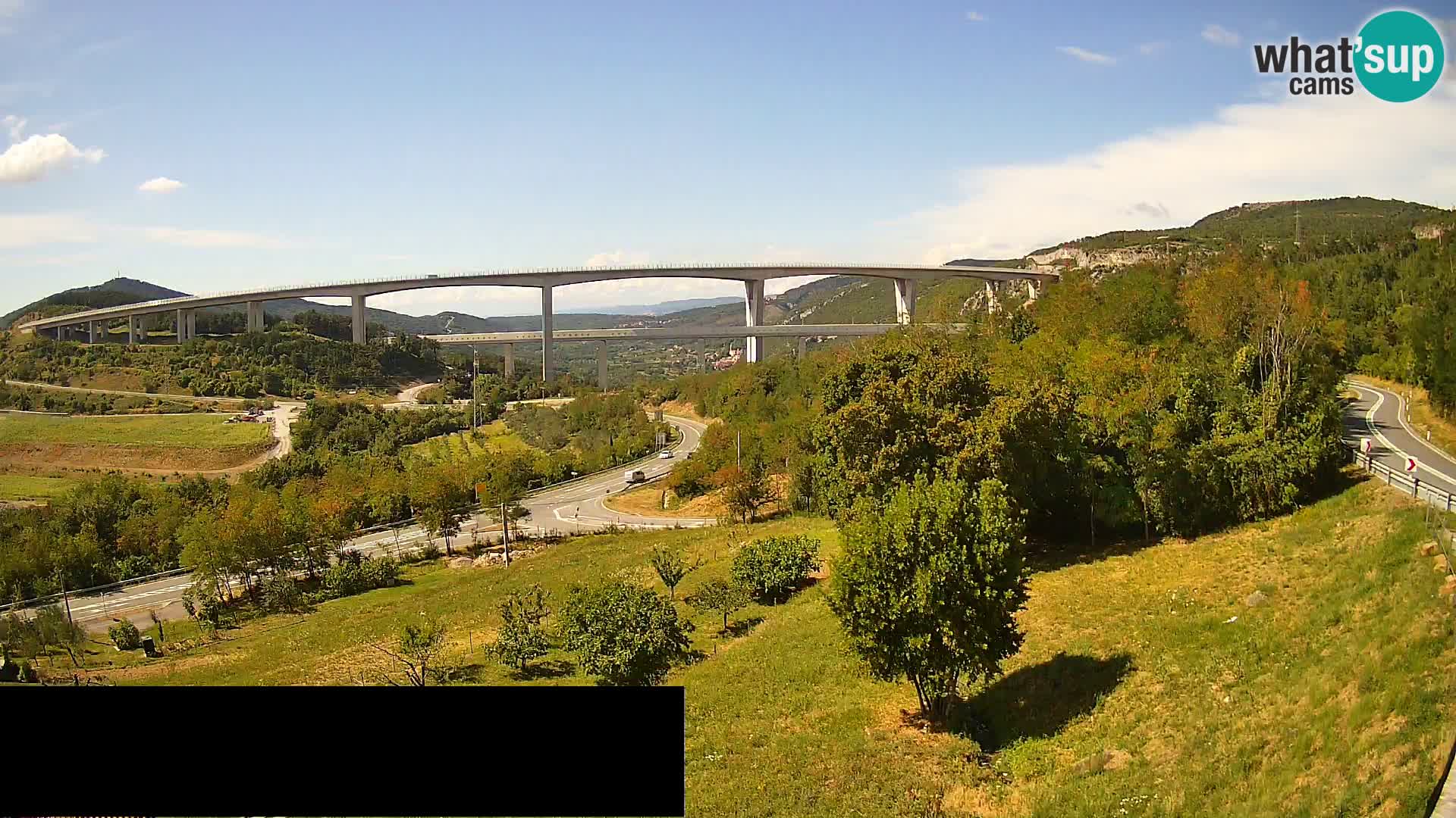 Webcam Črni Kal Viadukt – Viki Burger