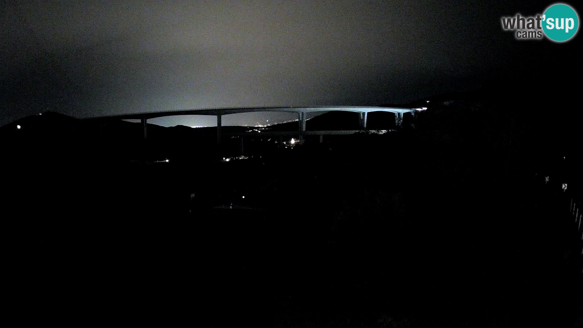 Livecam  Črni Kal Viadotto – panorama dal Viki Burger