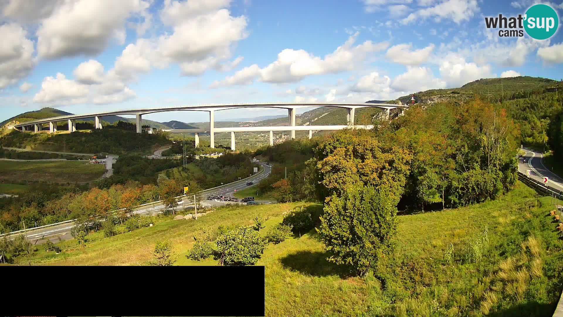 Live cam Črni Kal Viaduc – Viki Burger
