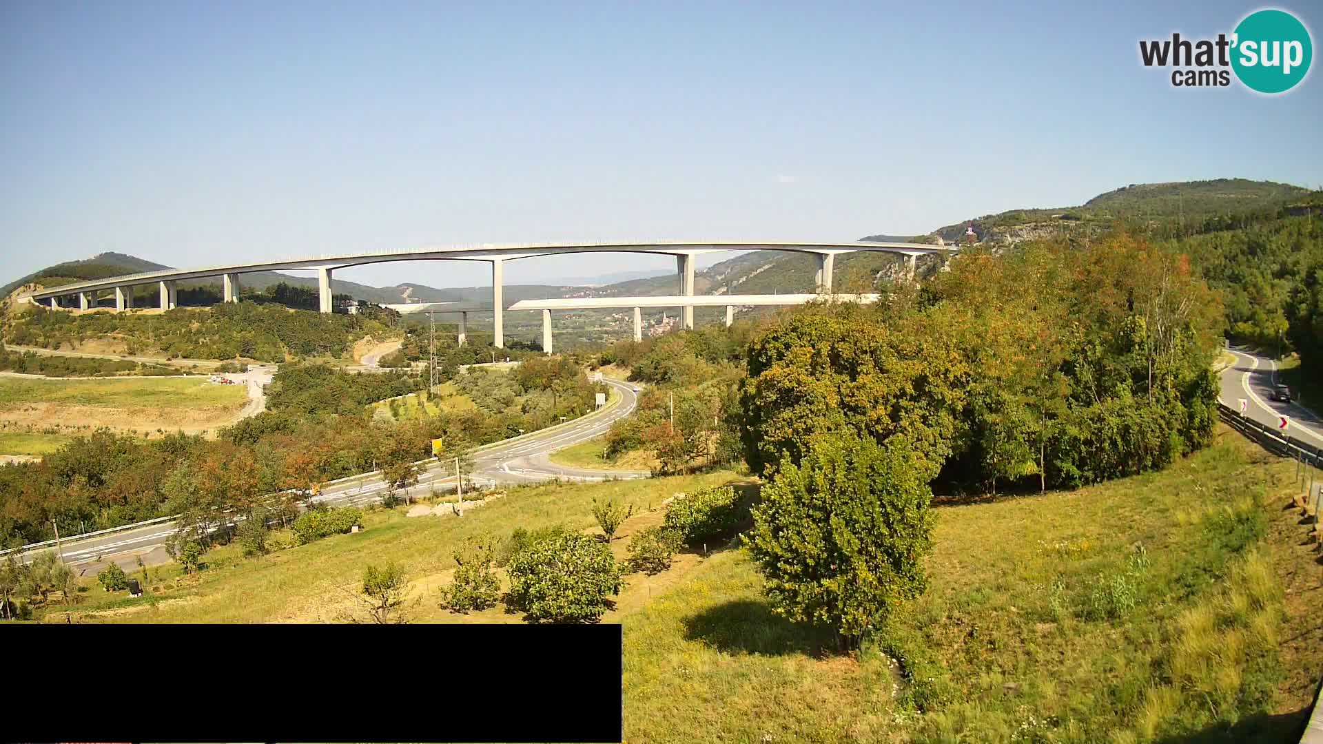 Live cam Črni Kal Viaduc – Viki Burger