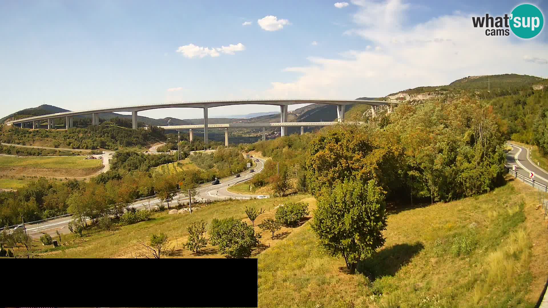 Webcam Črni Kal Viadukt – Viki Burger