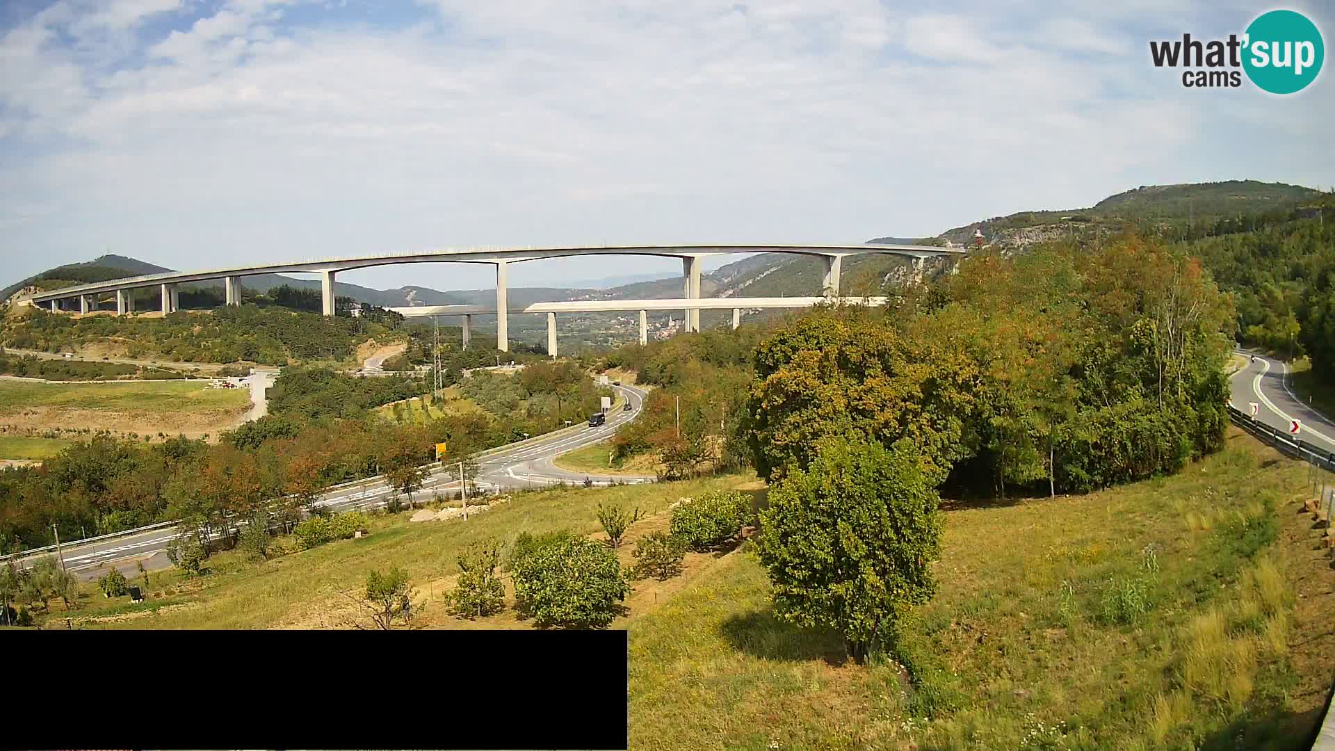 Live cam Črni Kal Viaduc – Viki Burger