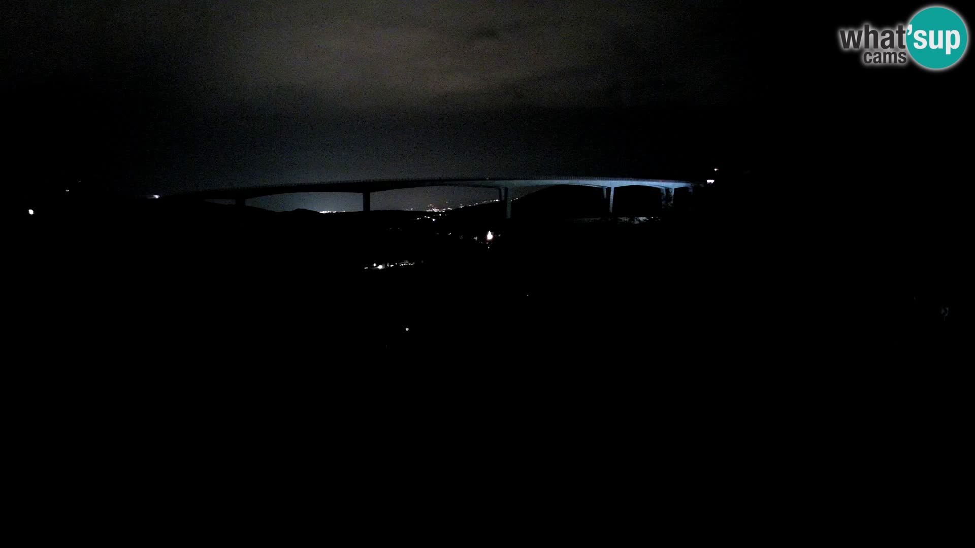 Livecam  Črni Kal Viadotto – panorama dal Viki Burger