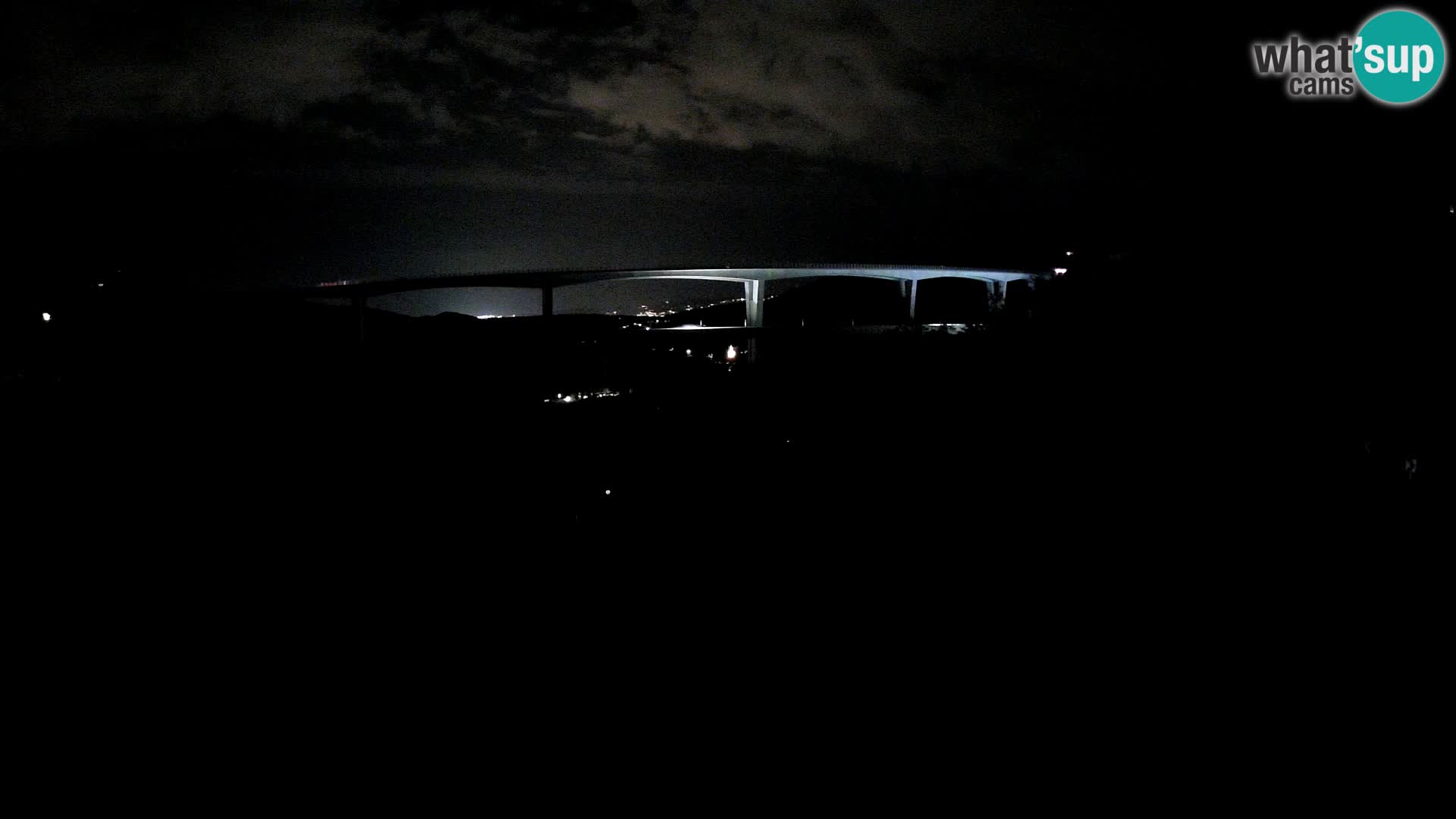 Webcam Črni Kal Viaduct – view from Viki Burger