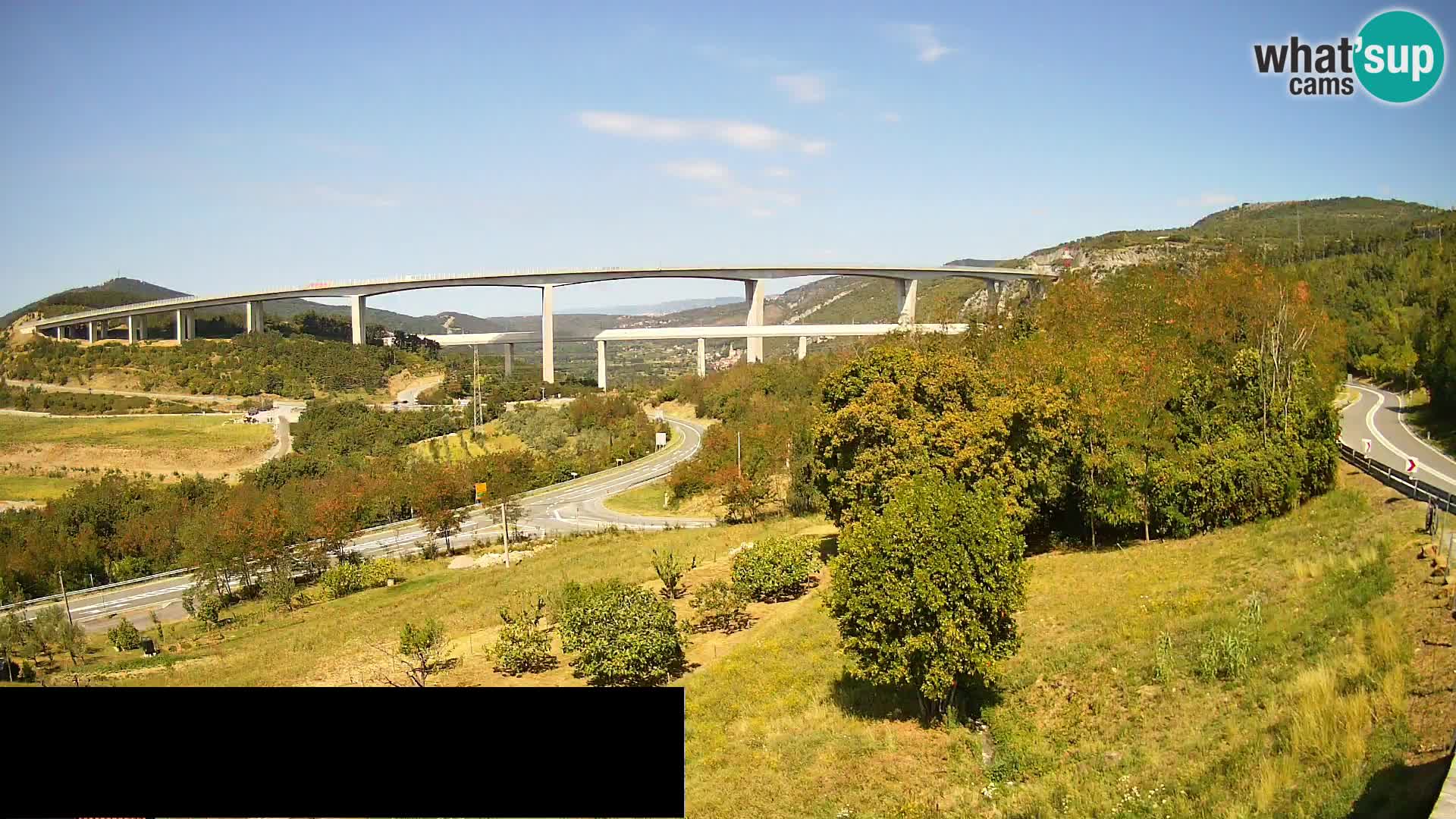 Live cam Črni Kal Viaduc – Viki Burger
