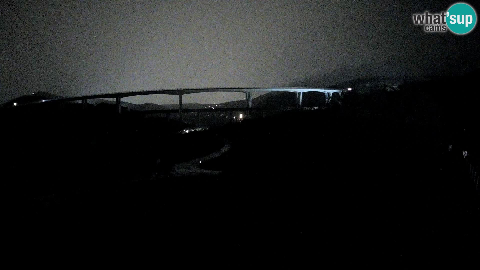 Webcam Črni Kal Viaduct – view from Viki Burger