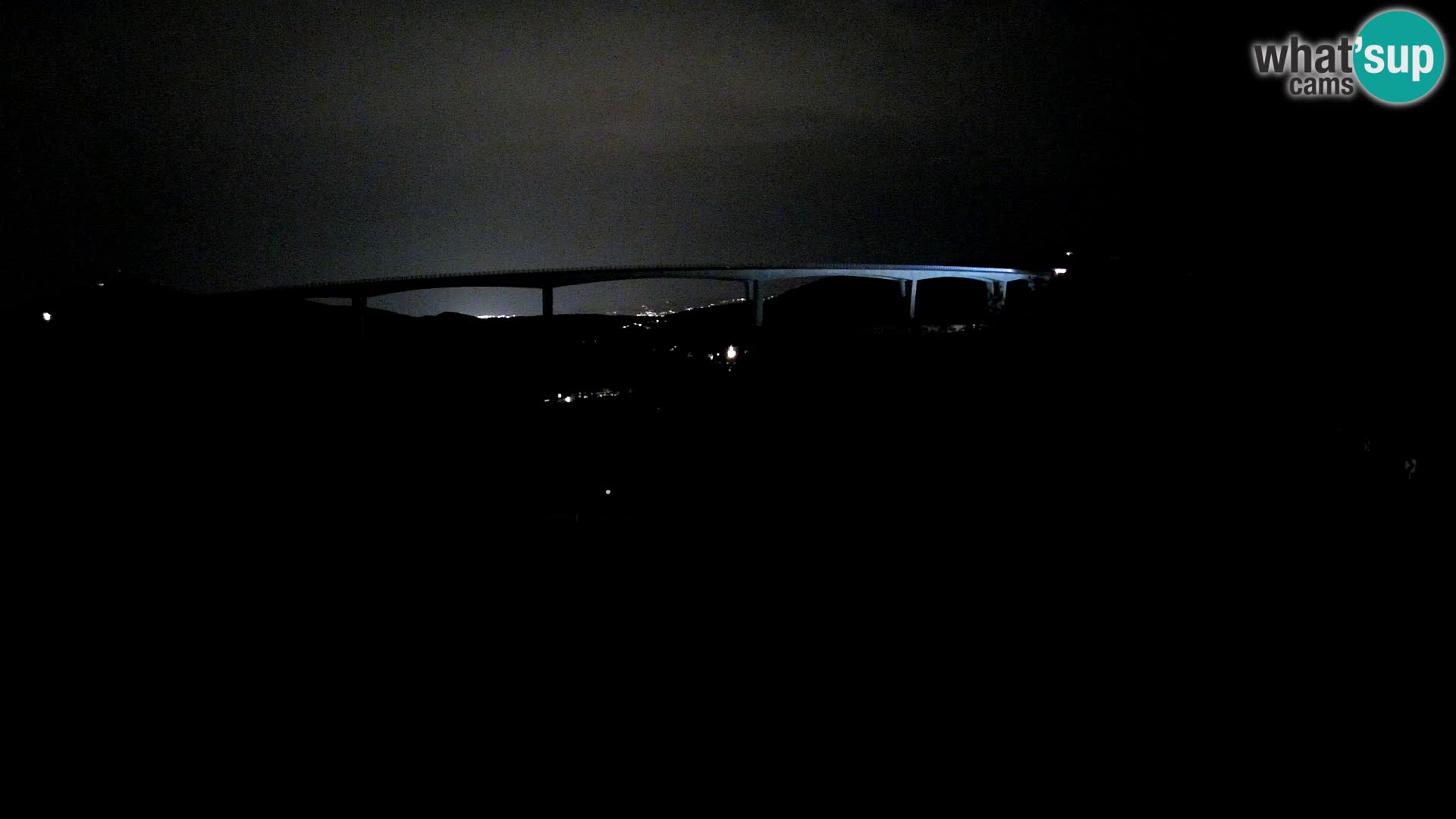 Livecam  Črni Kal Viadotto – panorama dal Viki Burger