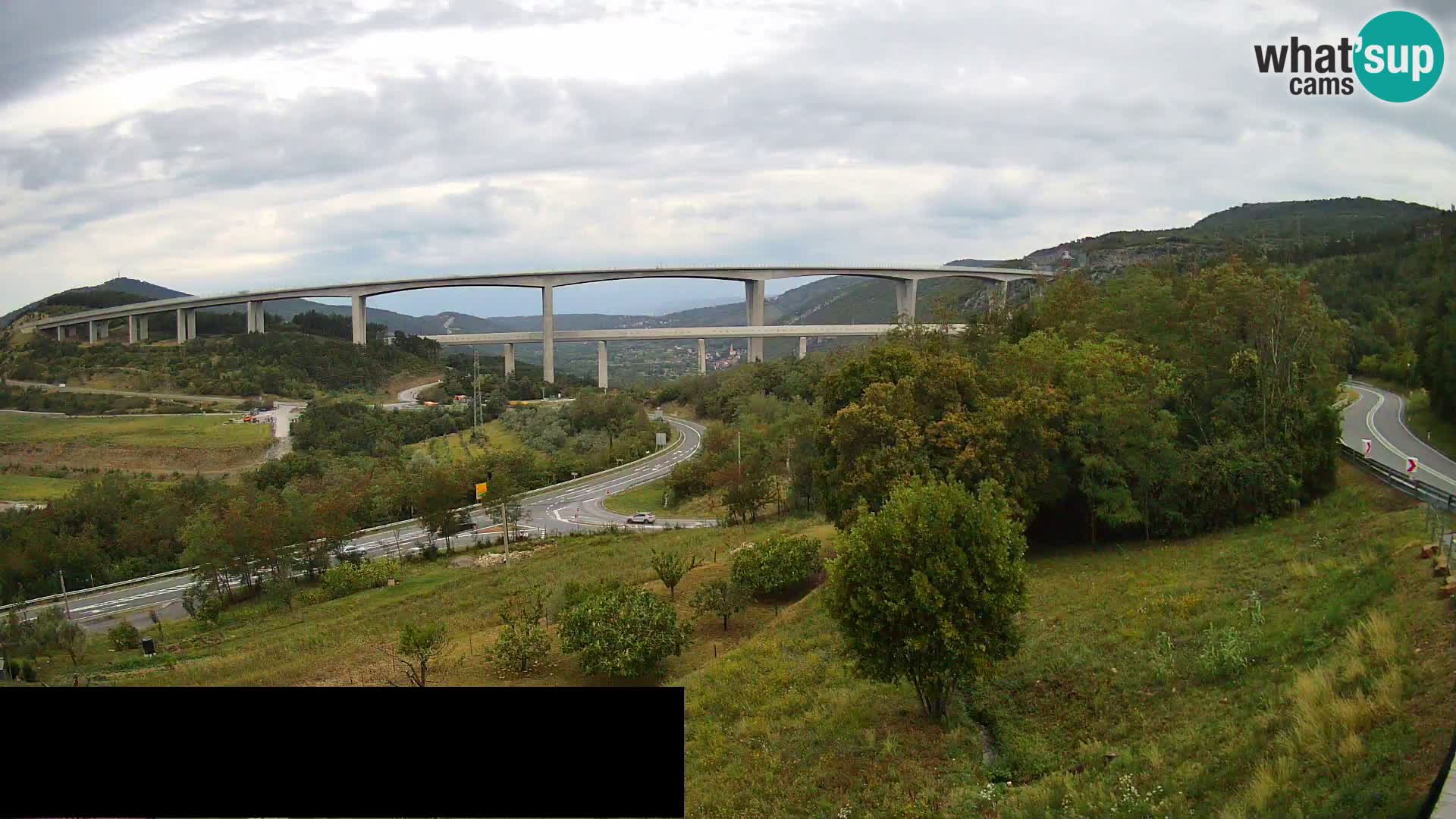 Camera en vivo Črni Kal Viaducto – Viki Burger