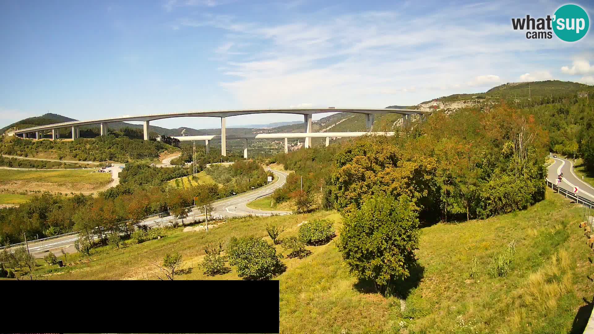 Webcam Črni Kal Viadukt – Viki Burger
