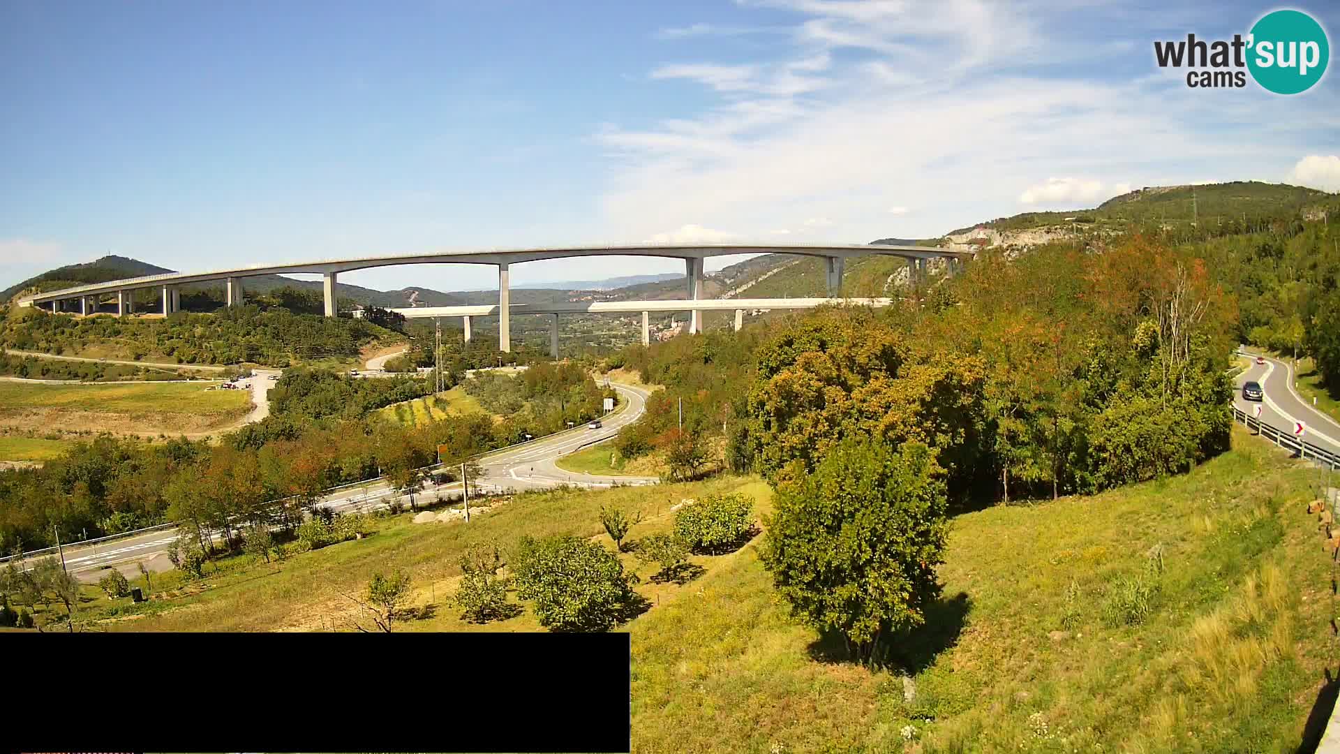 Live cam Črni Kal Viaduc – Viki Burger
