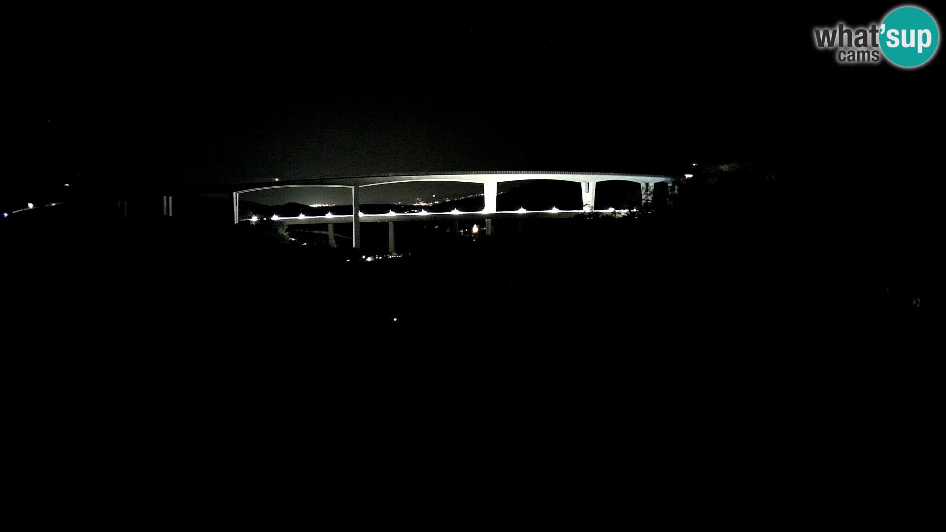 Webcam Črni Kal Viaduct – view from Viki Burger