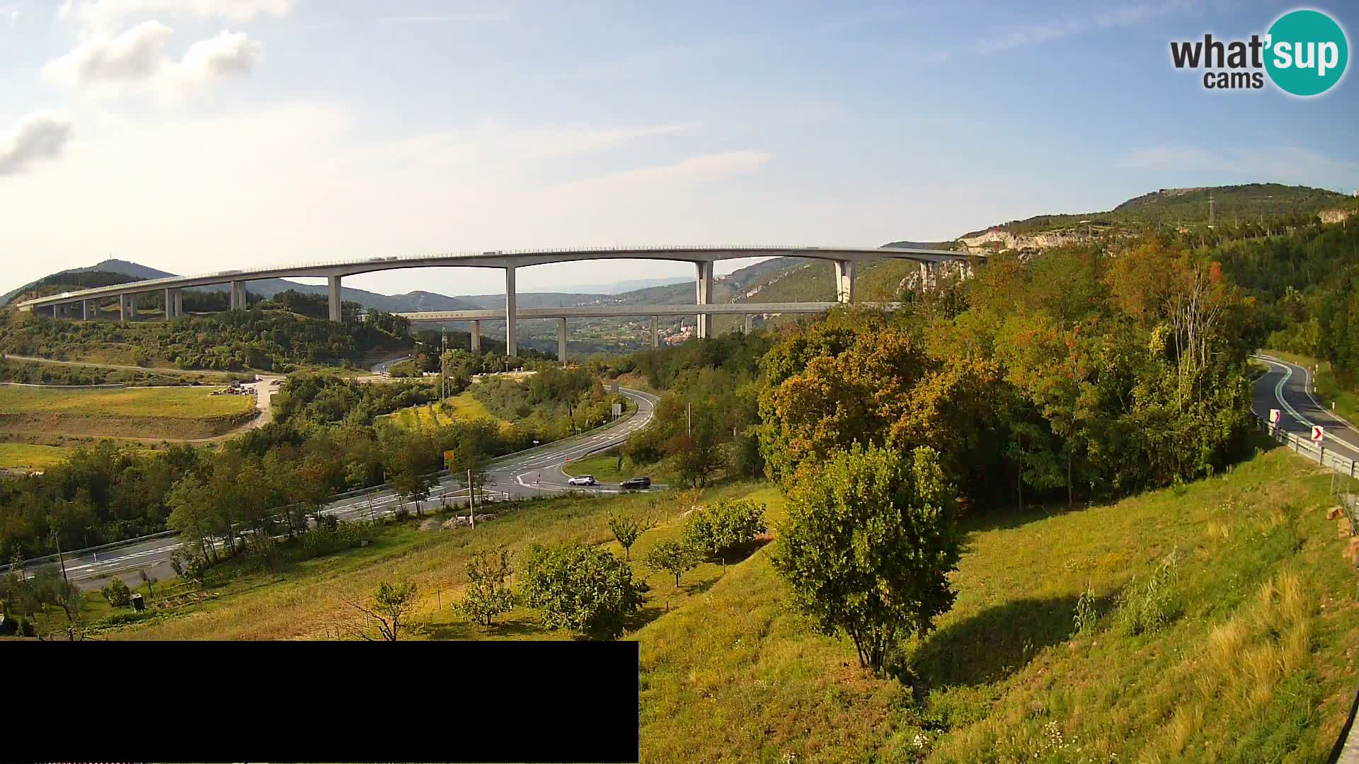 Webcam Črni Kal Viadukt – Viki Burger