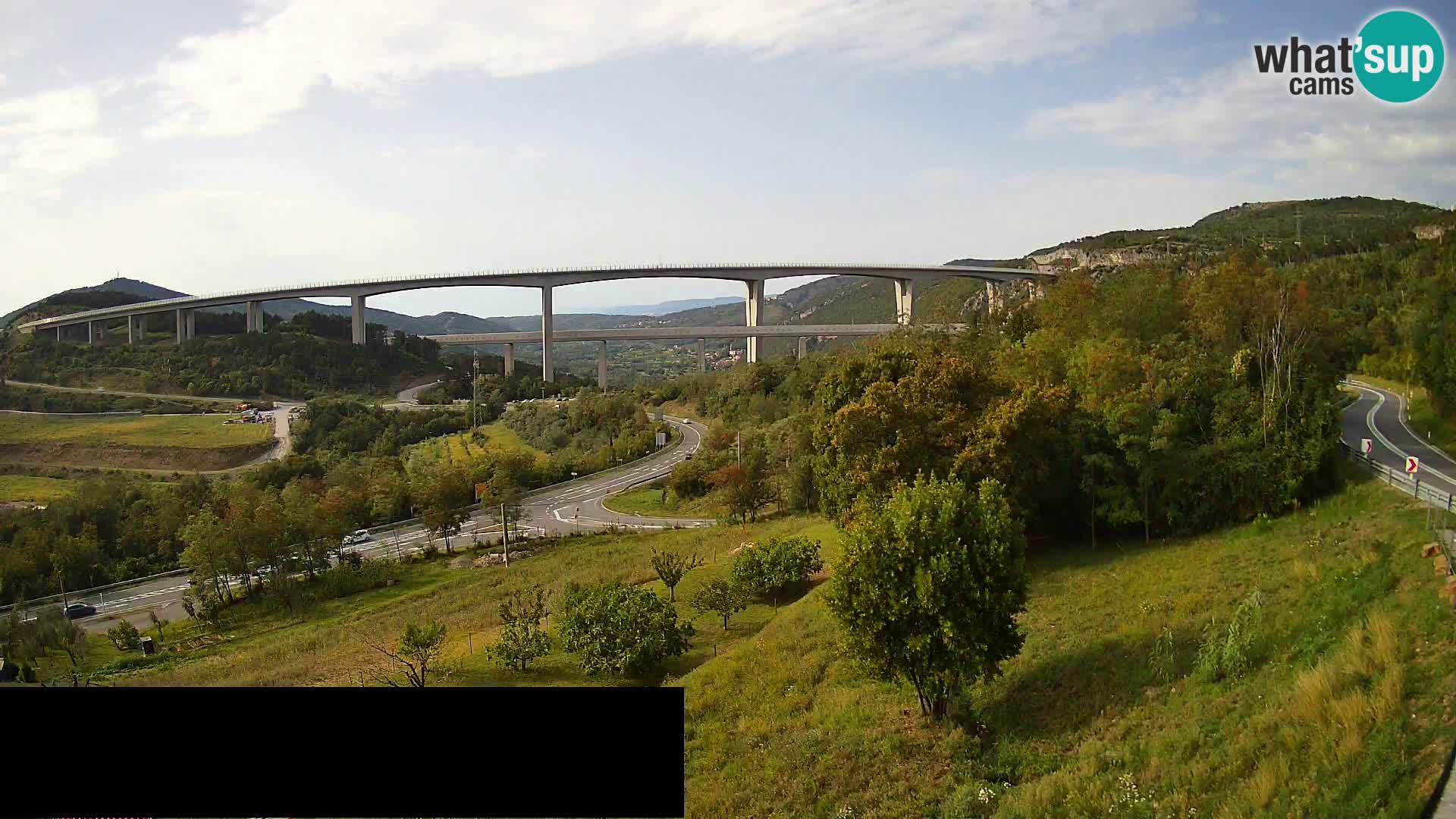 Webcam Črni Kal Viadukt – Viki Burger
