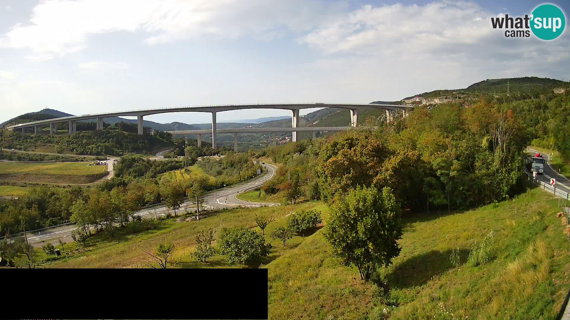 Live cam Črni Kal Viaduc – Viki Burger