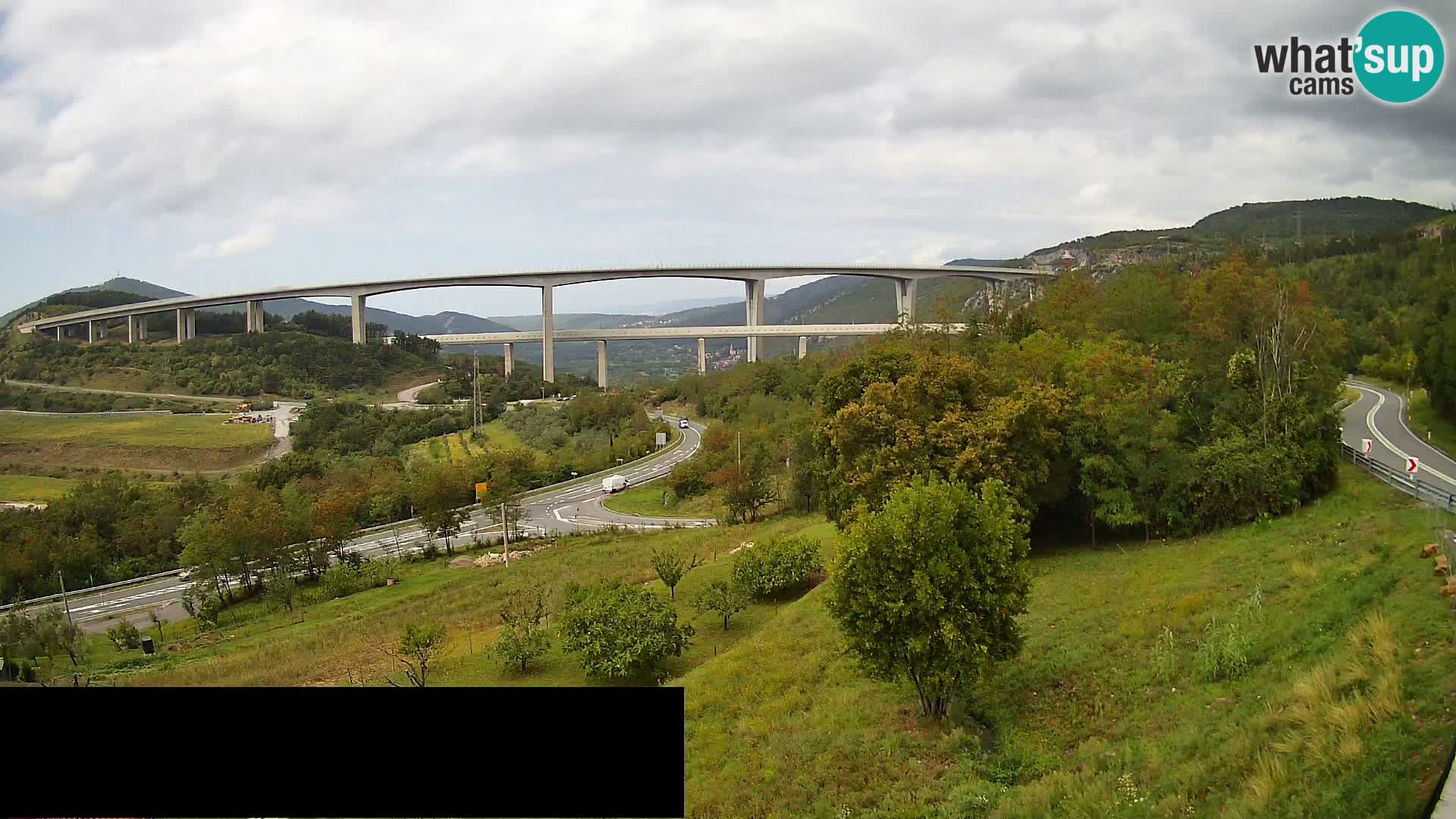 Camera en vivo Črni Kal Viaducto – Viki Burger