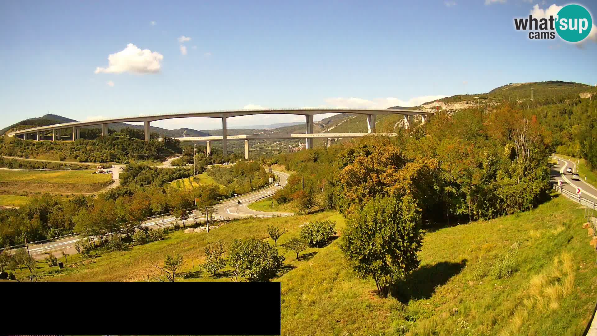 Live cam Črni Kal Viaduc – Viki Burger