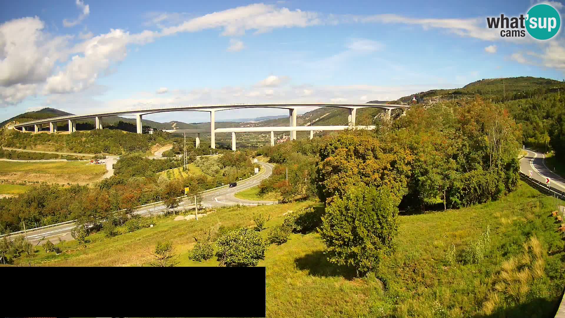 Webcam Črni Kal Viadukt – Viki Burger