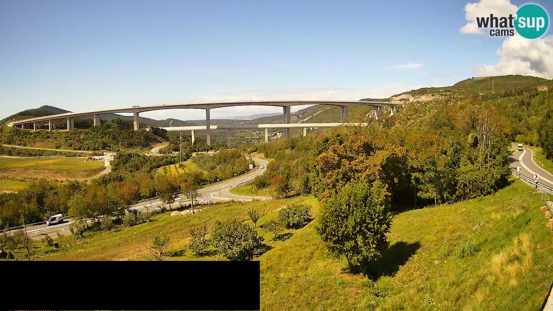 Live cam Črni Kal Viaduc – Viki Burger
