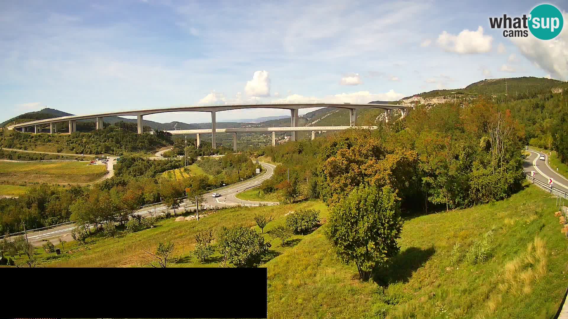 Live cam Črni Kal Viaduc – Viki Burger
