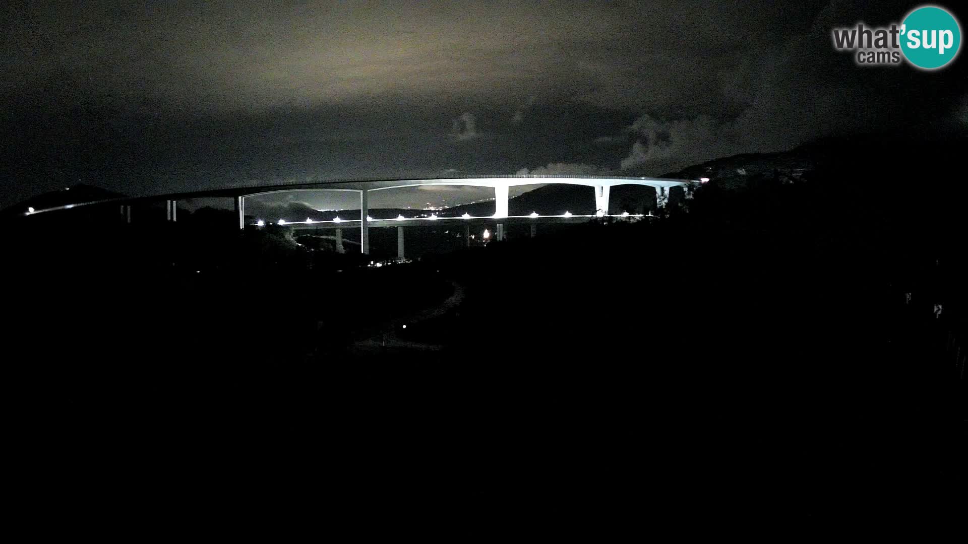 Livecam  Črni Kal Viadotto – panorama dal Viki Burger