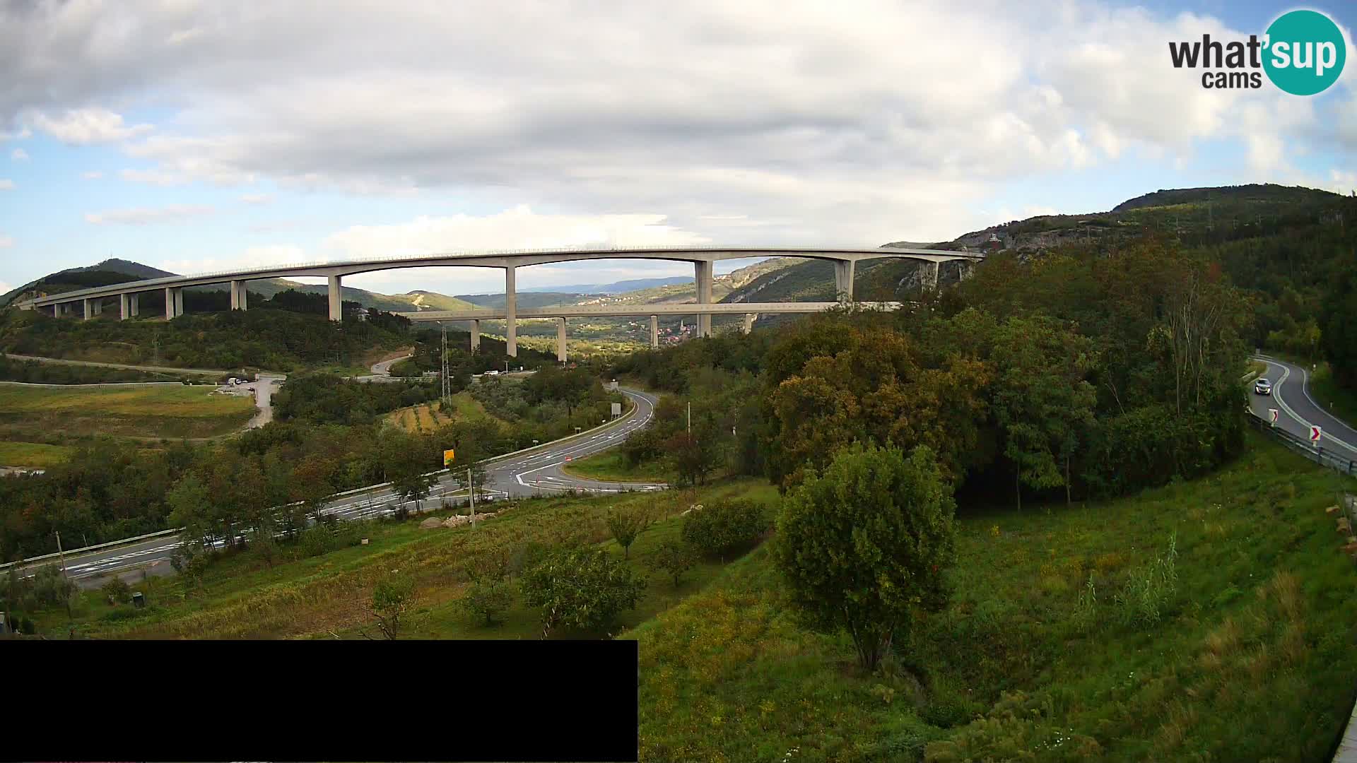 Live cam Črni Kal Viaduc – Viki Burger