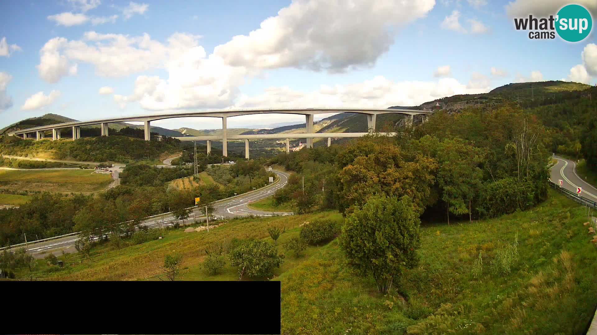 Live cam Črni Kal Viaduc – Viki Burger
