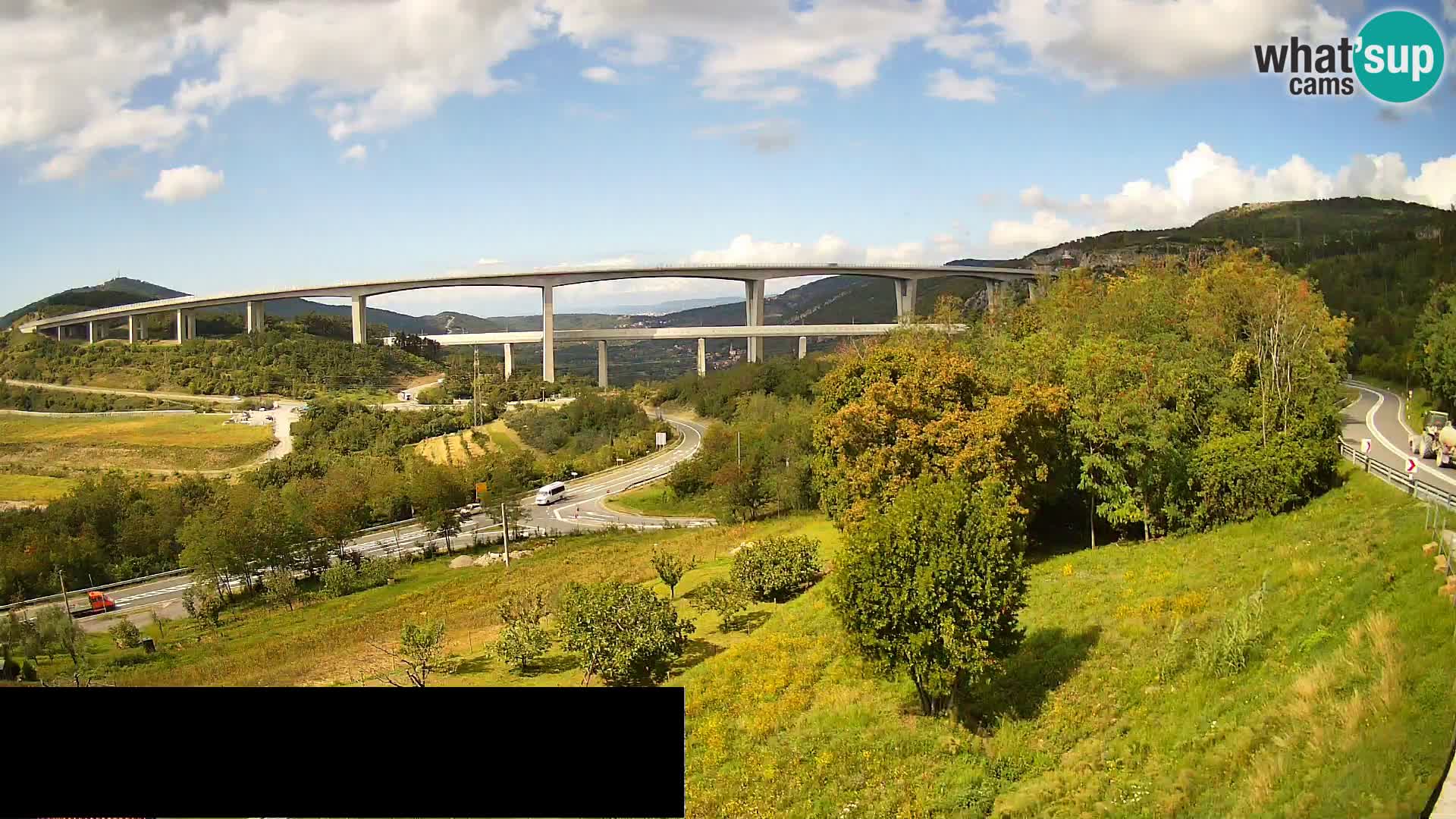 Webcam Črni Kal Viadukt – Viki Burger
