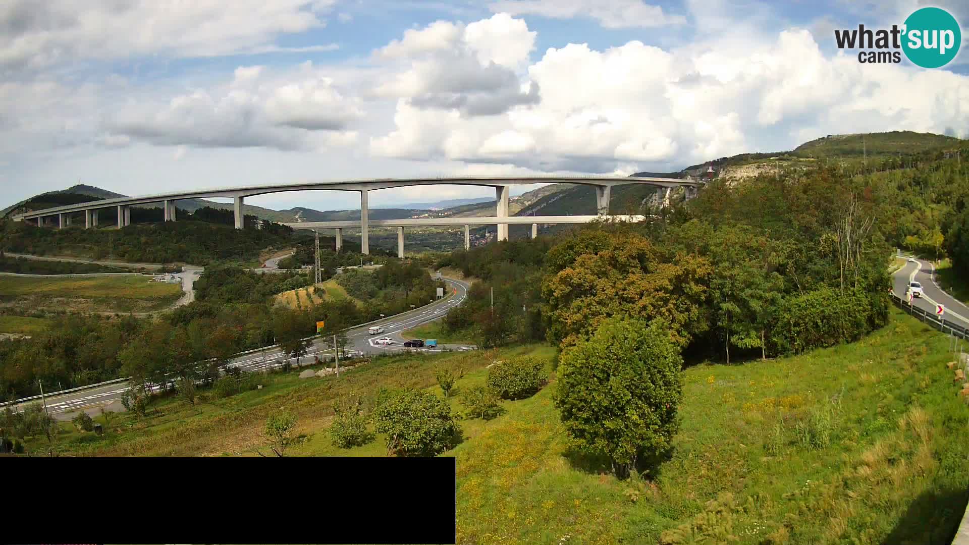 Live cam Črni Kal Viaduc – Viki Burger