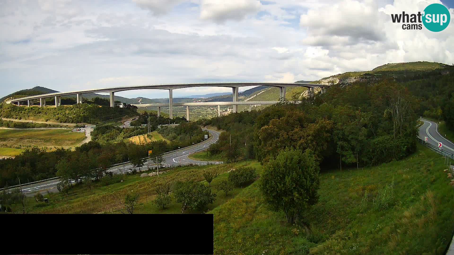 Live cam Črni Kal Viaduc – Viki Burger