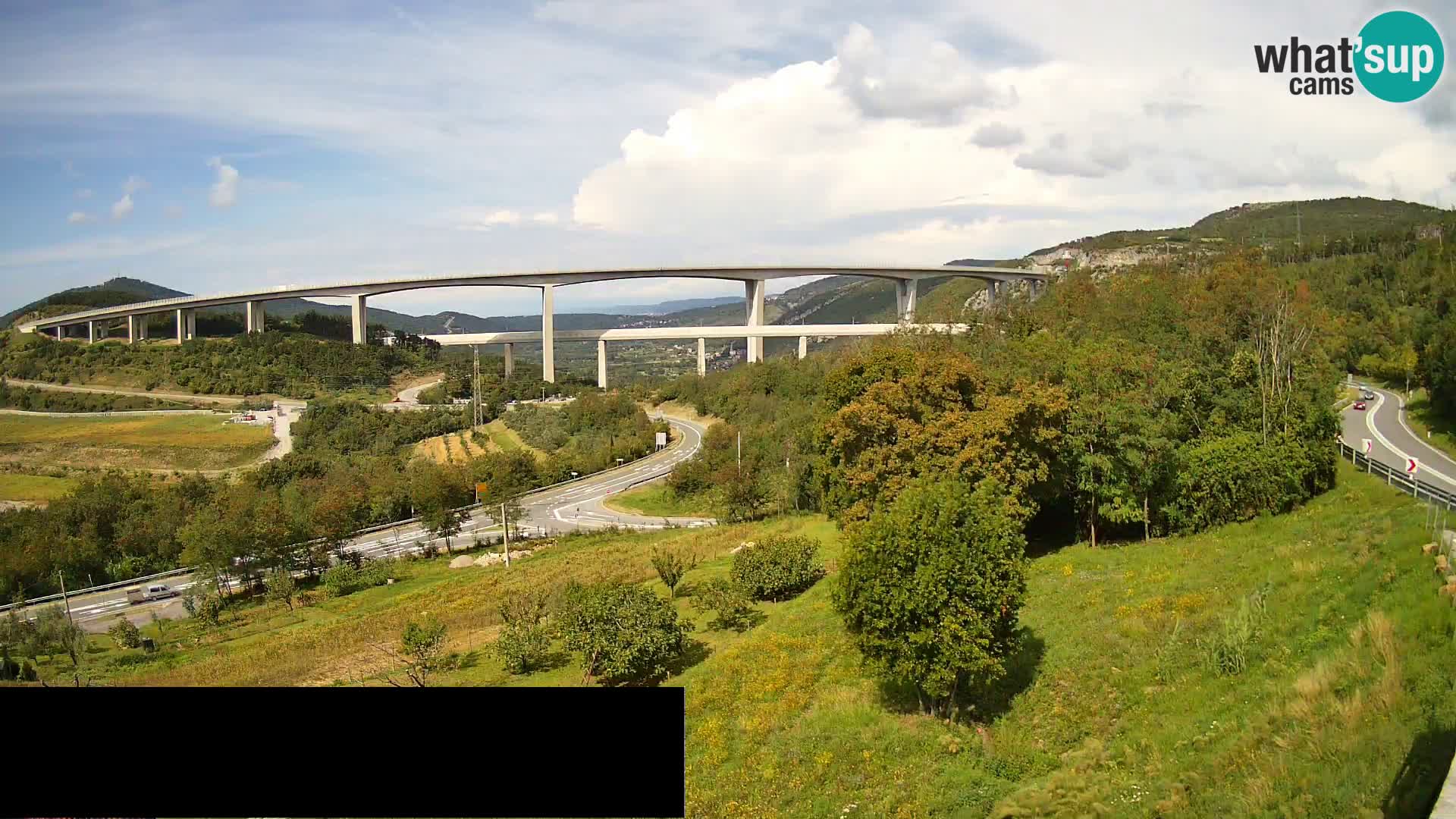 Live cam Črni Kal Viaduc – Viki Burger