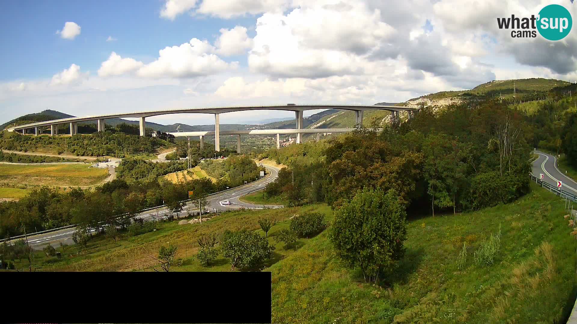 Live cam Črni Kal Viaduc – Viki Burger