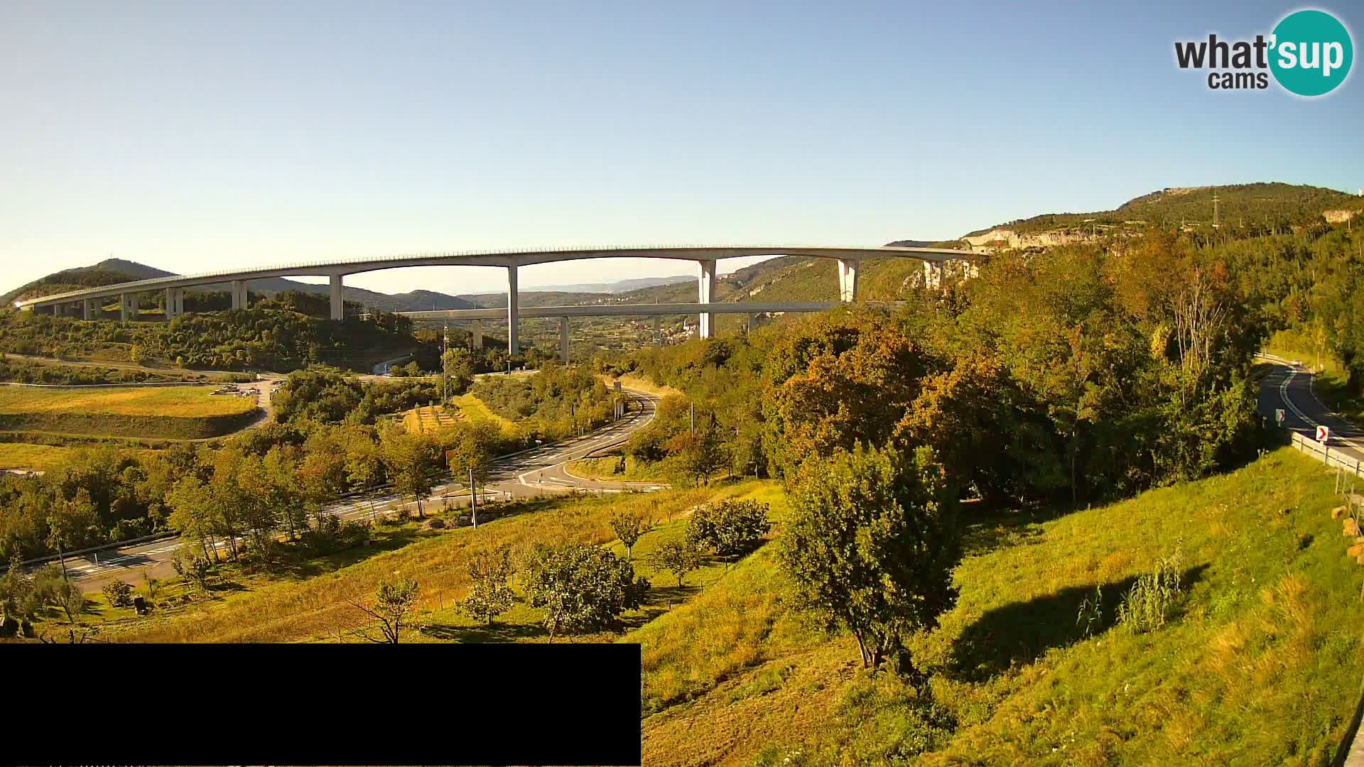 Webcam Črni Kal Viadukt – Viki Burger