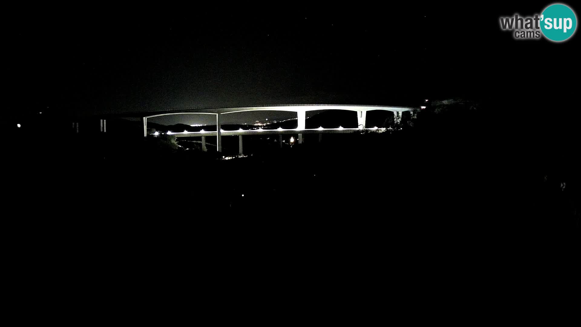 Webcam Črni Kal Viaduct – view from Viki Burger