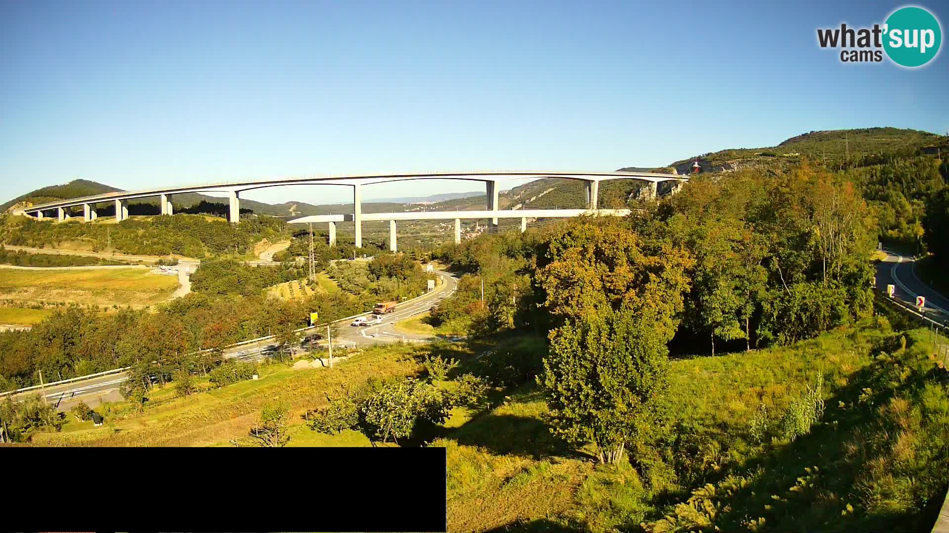 Webcam Črni Kal Viadukt – Viki Burger