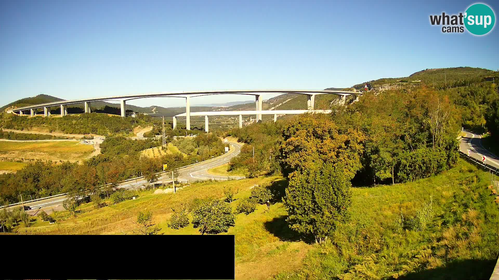 Webcam Črni Kal Viadukt – Viki Burger