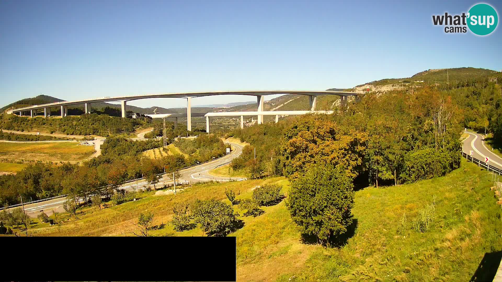 Live cam Črni Kal Viaduc – Viki Burger