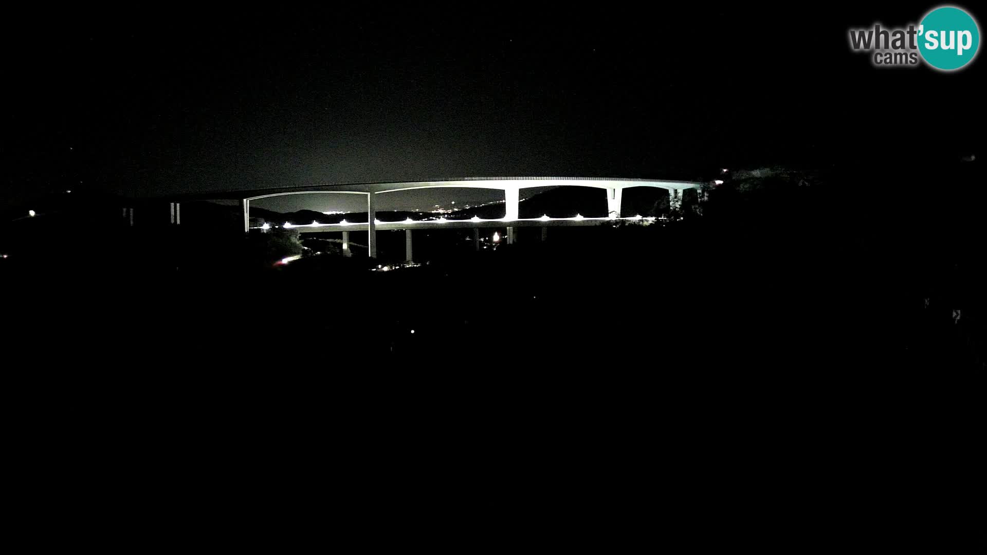 Webcam Črni Kal Viaduct – view from Viki Burger