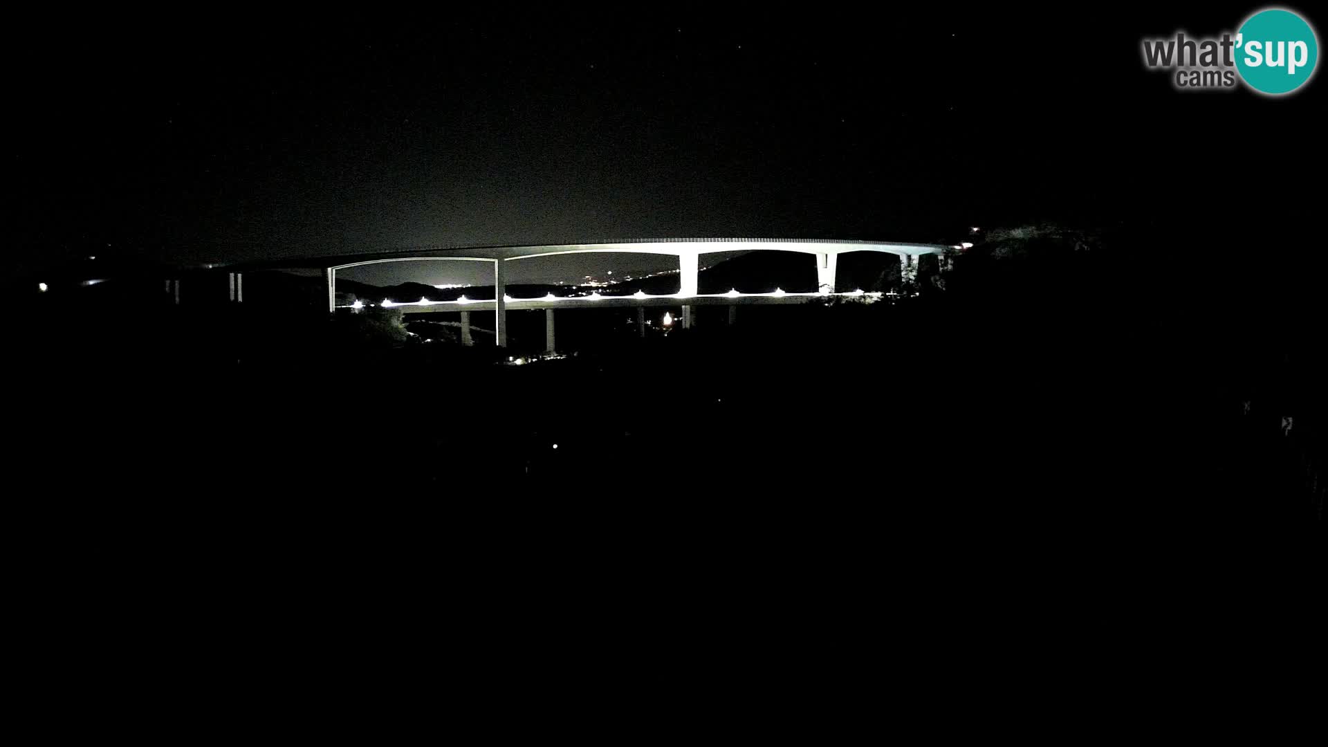 Webcam Črni Kal Viaduct – view from Viki Burger