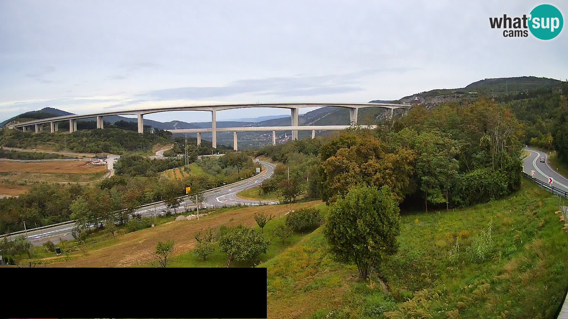 Camera en vivo Črni Kal Viaducto – Viki Burger