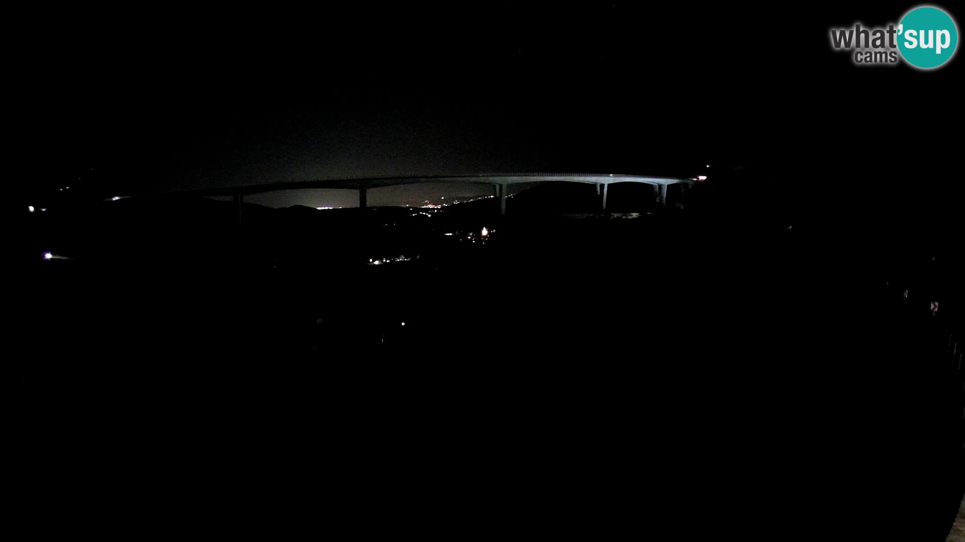 Livecam  Črni Kal Viadotto – panorama dal Viki Burger