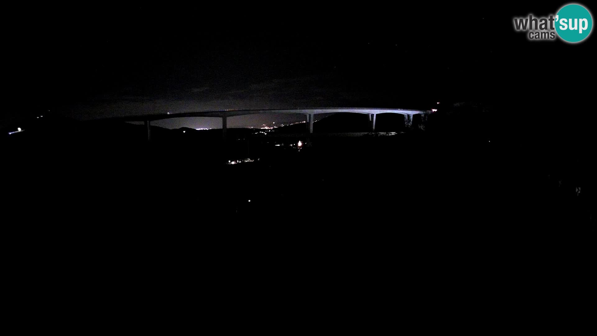 Livecam  Črni Kal Viadotto – panorama dal Viki Burger