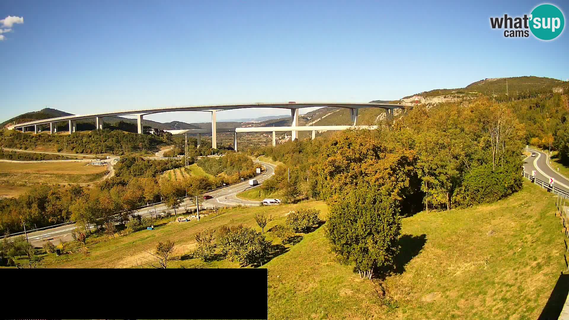 Webcam Črni Kal Viadukt – Viki Burger