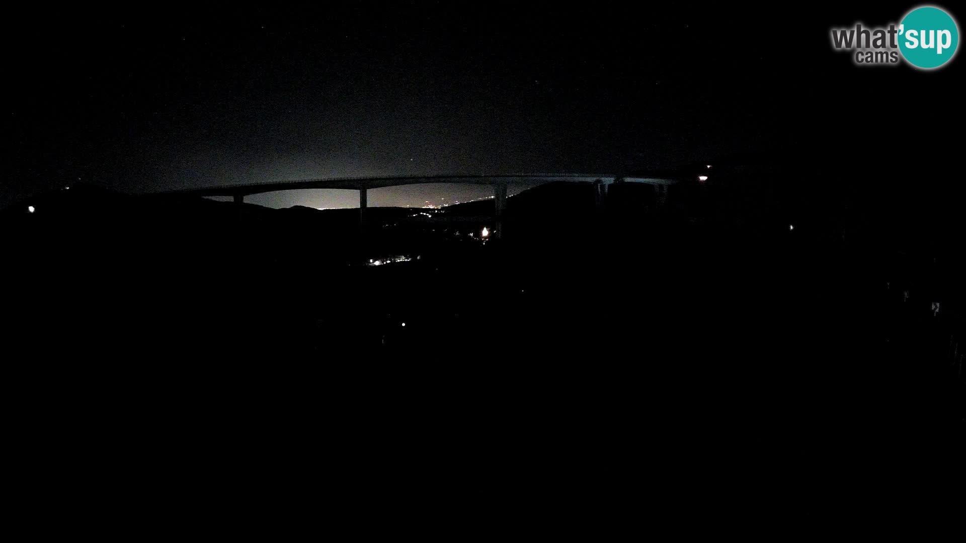 Webcam Črni Kal Viaduct – view from Viki Burger