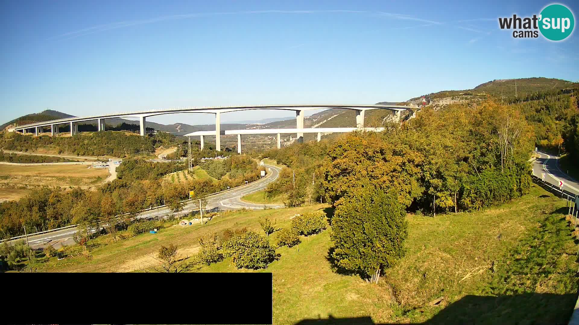 Live cam Črni Kal Viaduc – Viki Burger