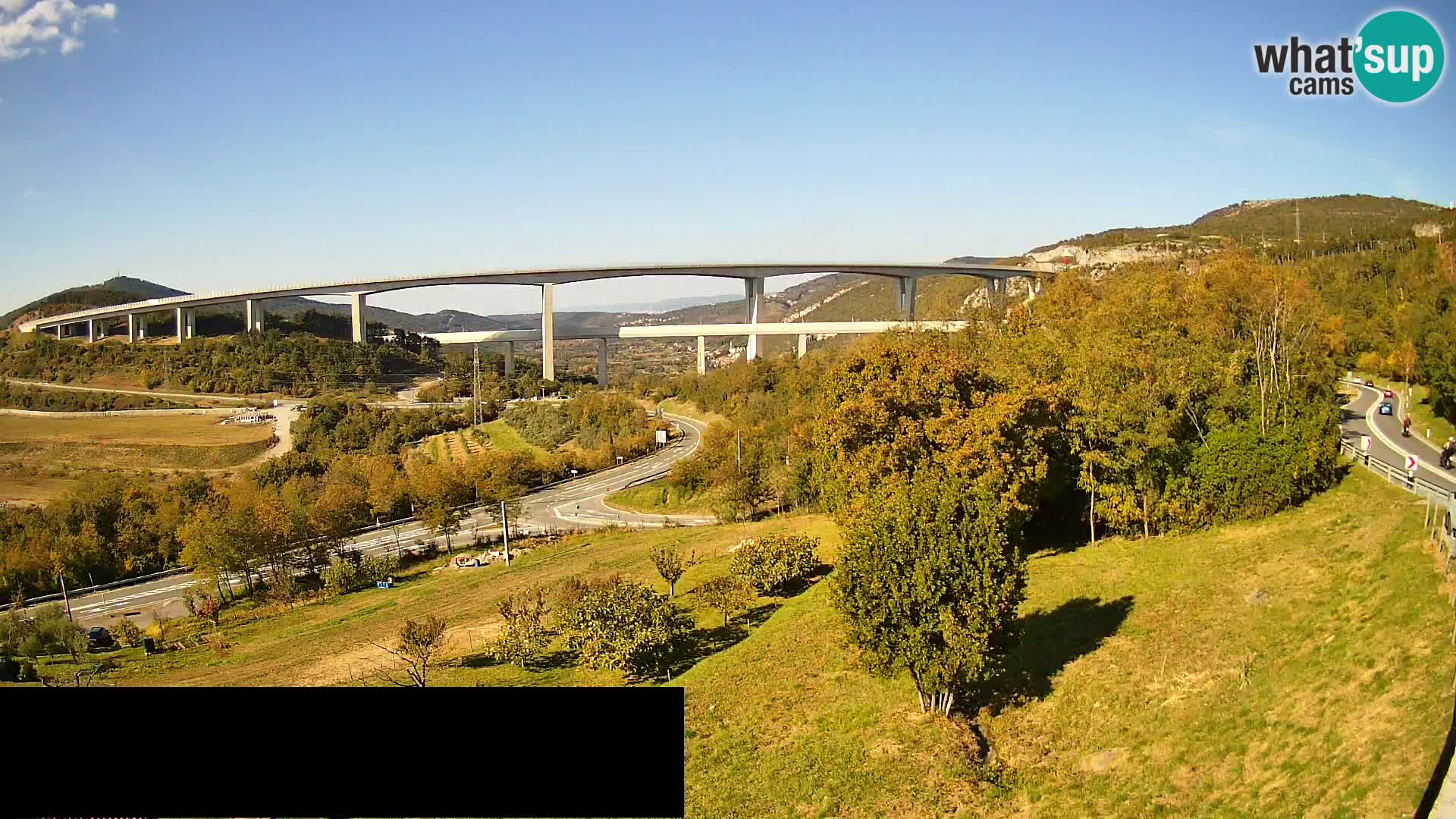 Camera en vivo Črni Kal Viaducto – Viki Burger