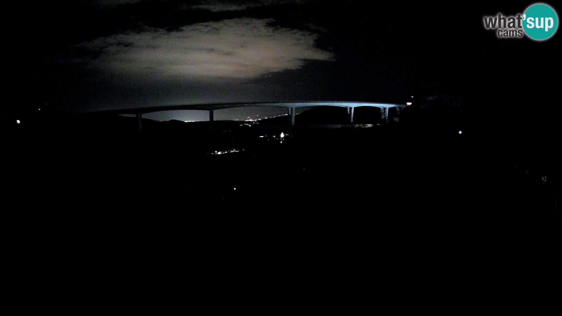Livecam  Črni Kal Viadotto – panorama dal Viki Burger