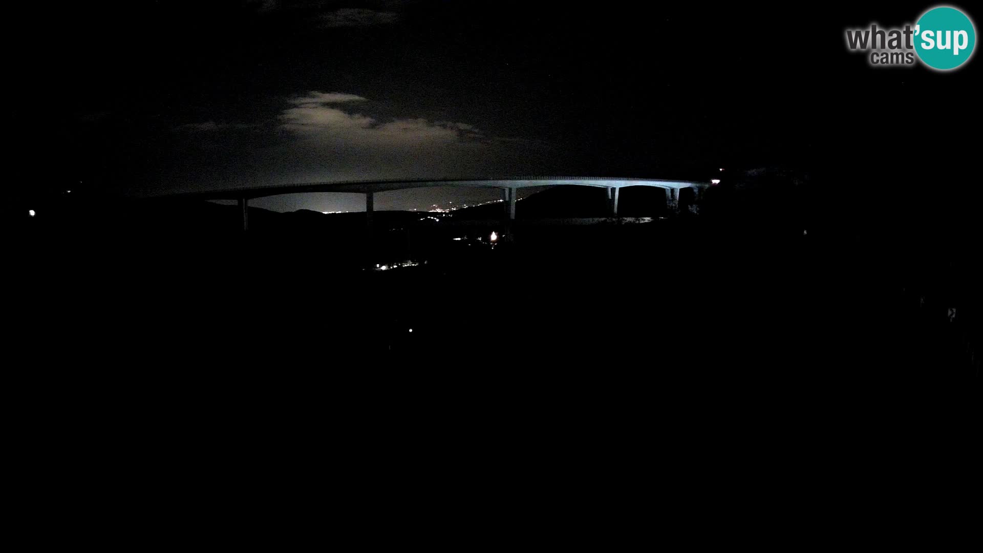 Webcam Črni Kal Viaduct – view from Viki Burger